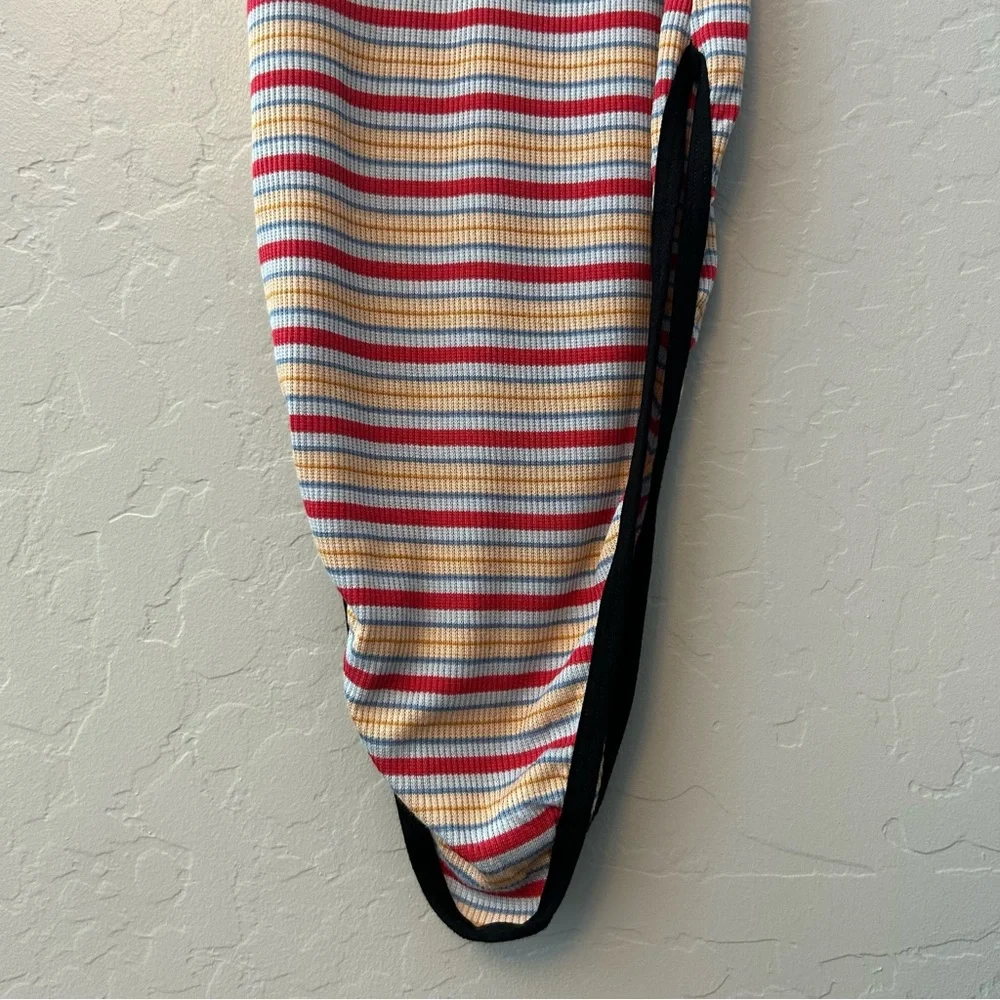 Cozys striped ribbed